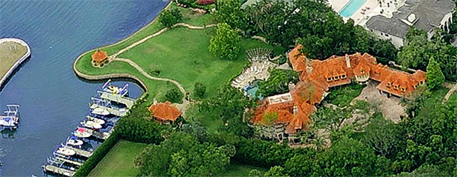 Hulk Hogan’s Former Belleair Estate at 130 Willadel Drive in Florida