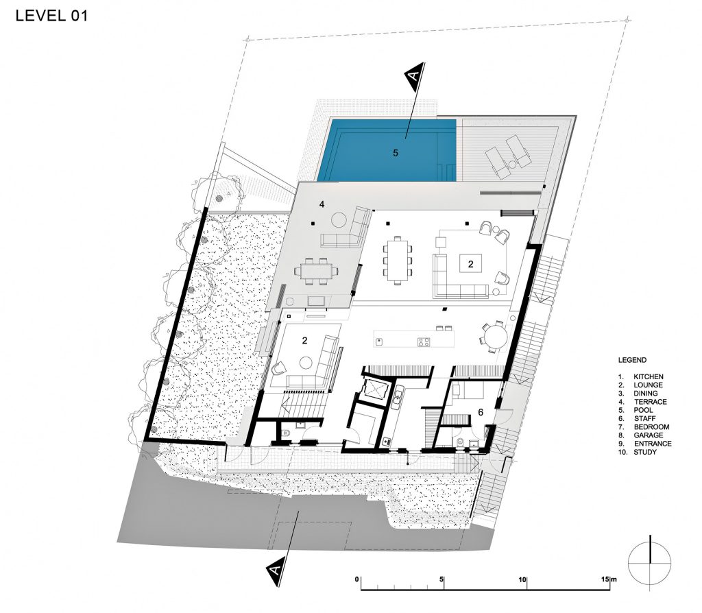 Floor Plans - Level 1 - Head Road 1816 - Fresnaye, Cape Town, Western Cape, South Africa