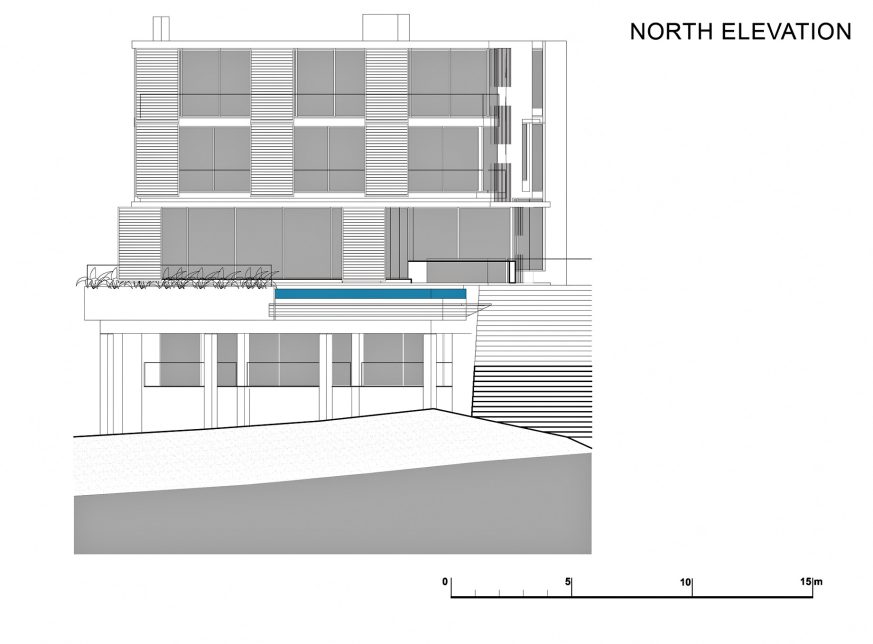 North Elevation - Level 3 - Head Road 1816 - Fresnaye, Cape Town, Western Cape, South Africa