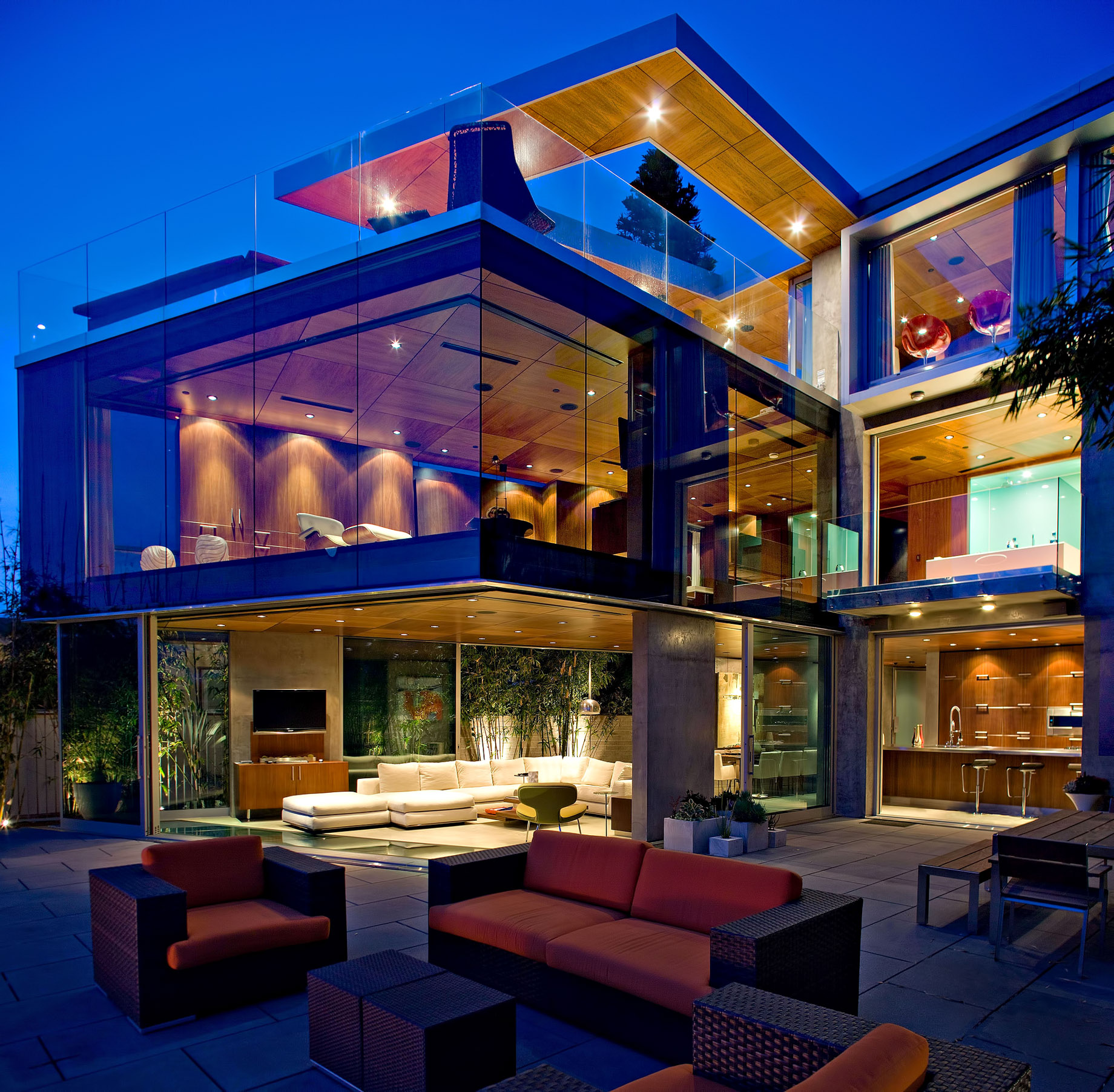 Lemperle Glass House Residence - 5672 Dolphin Place, La Jolla, San Diego, CA, USA