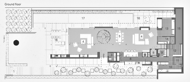 Ground Floor Plan – 18 Verdant Avenue – Toorak, Melbourne, Victoria, Australia