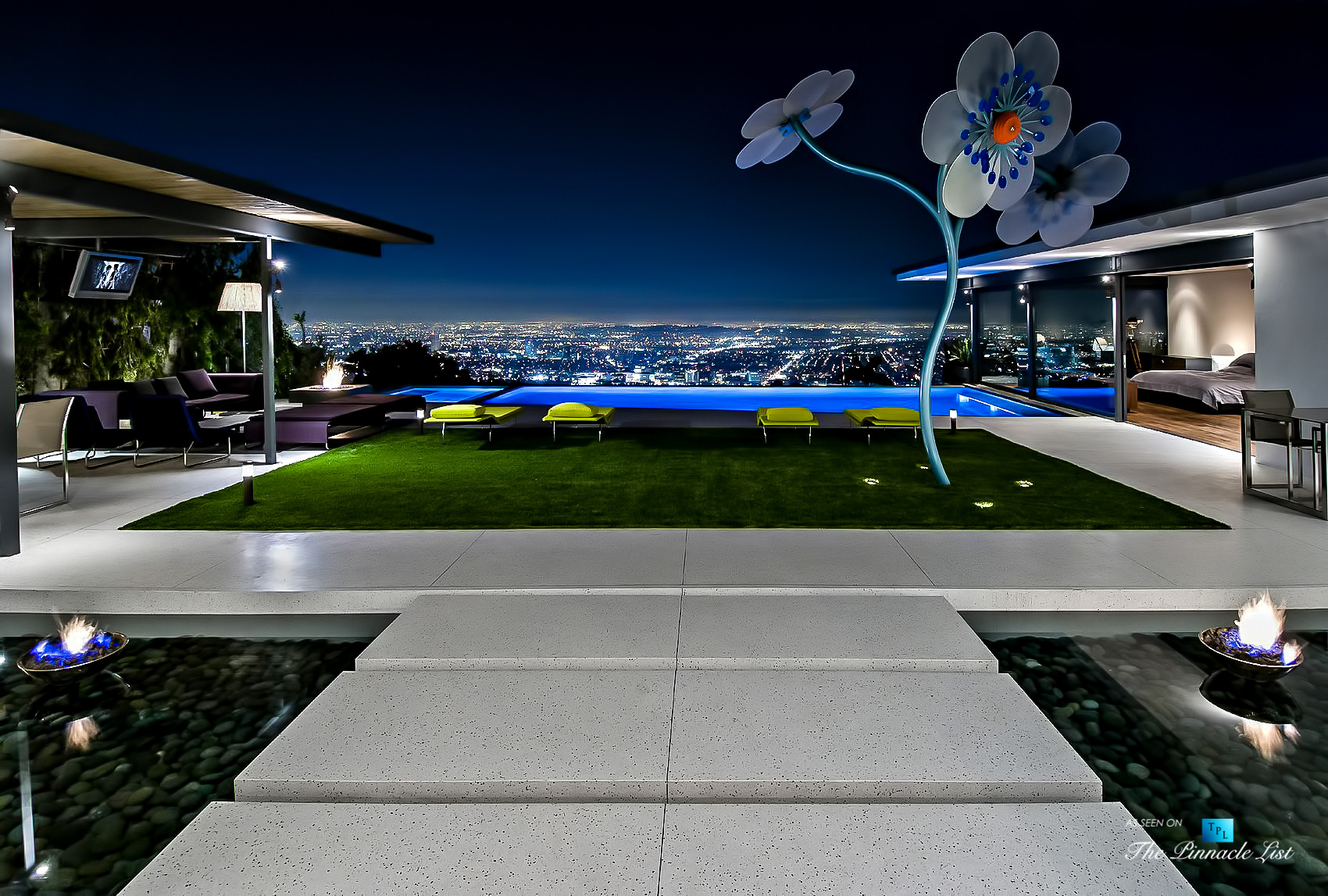Opulent Overlook: Hilltop Hideaway – Matthew Perry Residence – 9010 Hopen Place, Los Angeles, CA, USA