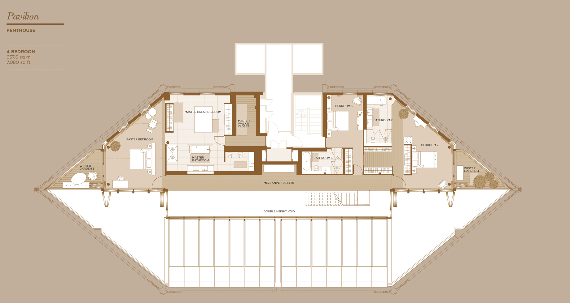 Floor Plans – Neo Bankside Luxury Penthouse – London, England, UK