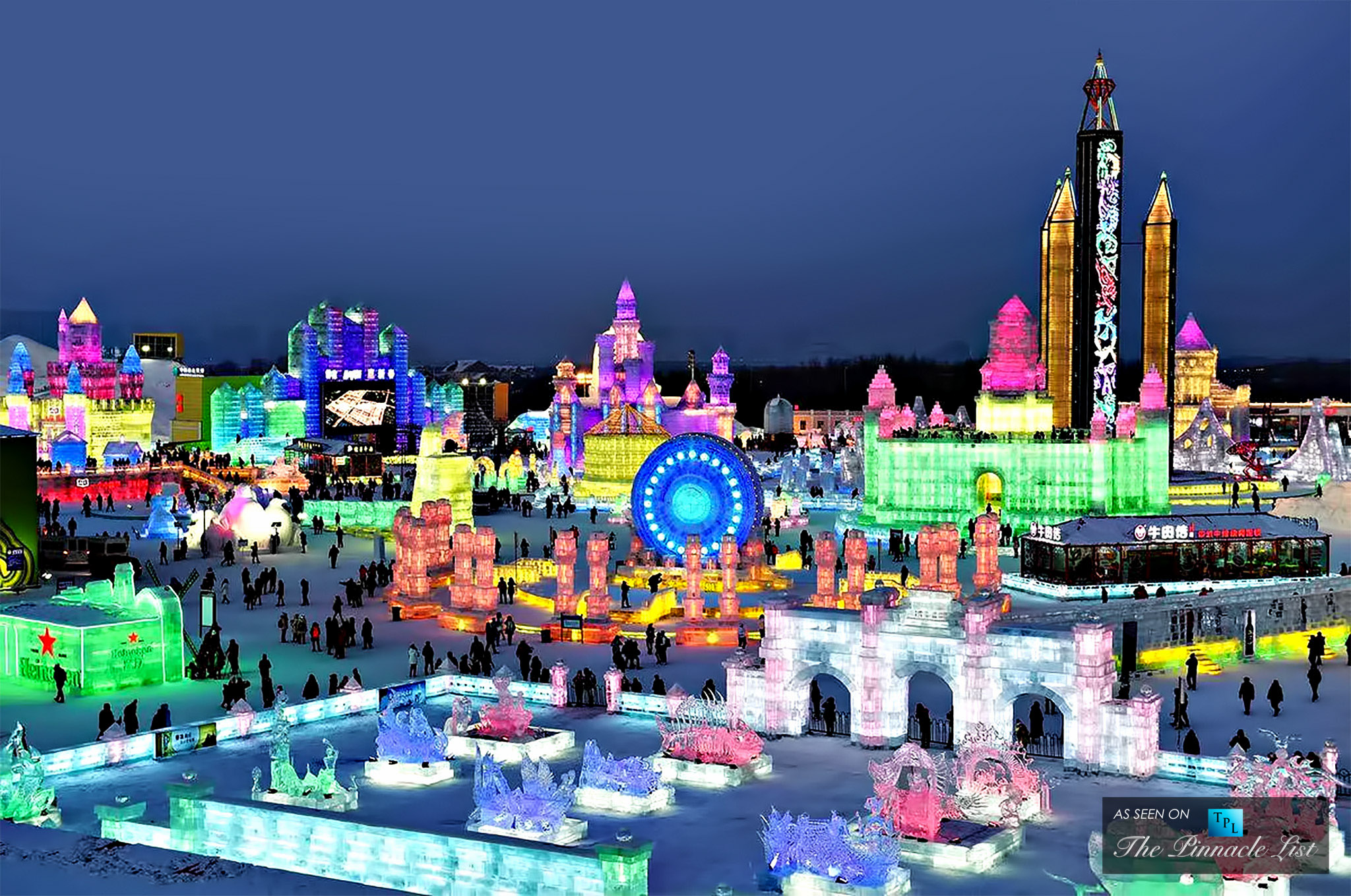 Harbin International Snow and Ice Festival - An Illuminated Awe-Inspiring Winter Wonderland in China