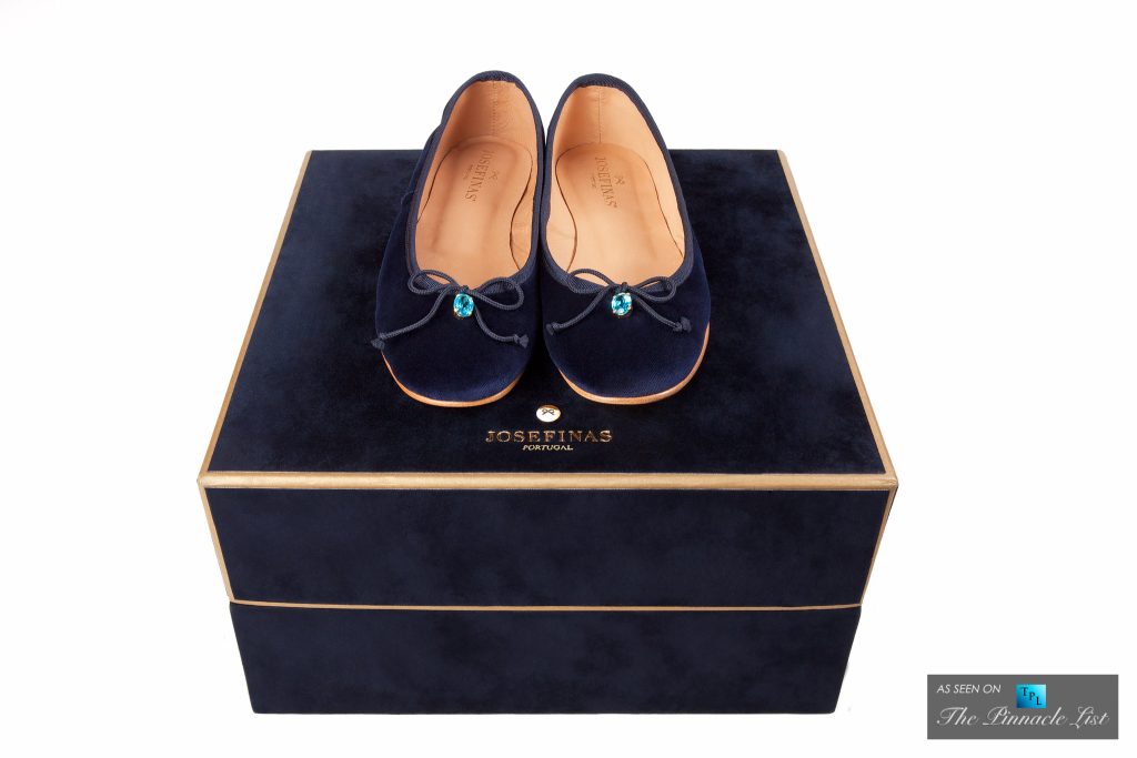 Luxury at Your Feet - Josefinas Blue Persian Salt are the Most Expensive Ballet Flats in the World