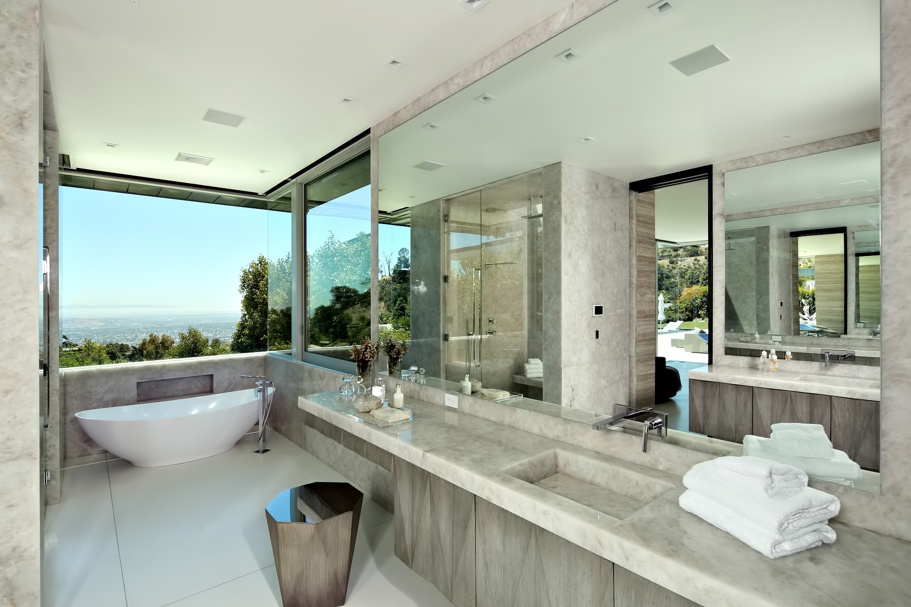 Contemporary Trousdale Estate - 1870 Carla Ridge, Beverly Hills, CA, USA