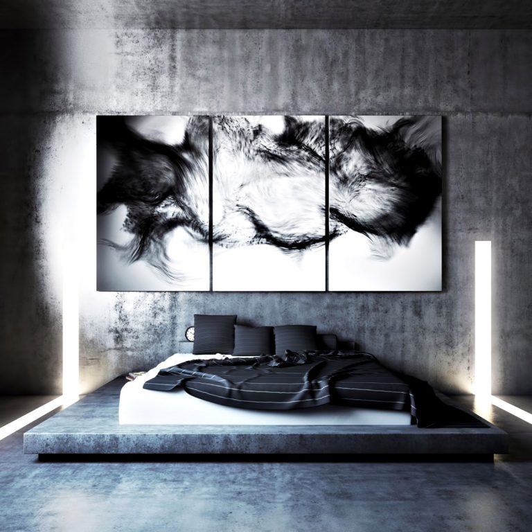 Bedroom – Ex Machina Film Inspires Architecture for a Writer’s Modern Concrete Home Design