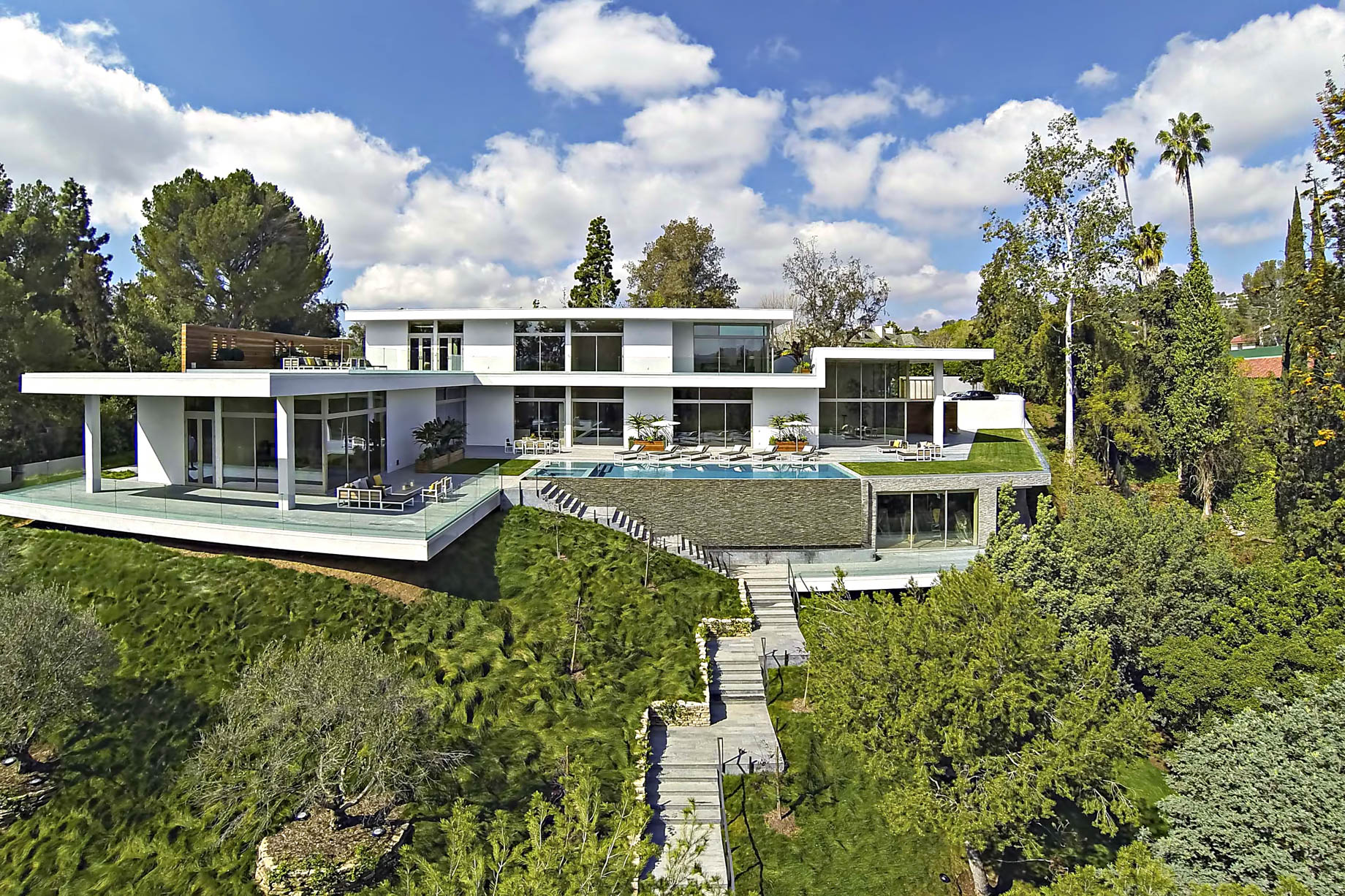 Holmby Hills Contemporary Villa - 438 N Faring Rd, Los Angeles, CA, USA