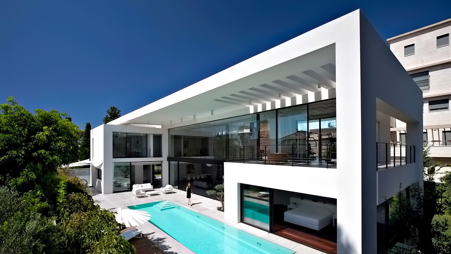 Contemporary Bauhaus Luxury Residence – French Carmel, Haifa, Israel 🇮🇱