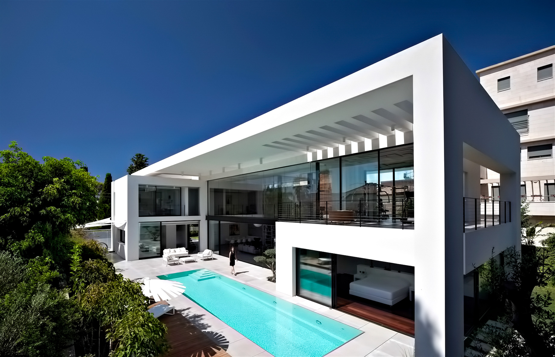 Contemporary Bauhaus Luxury Residence - French Carmel, Haifa, Israel