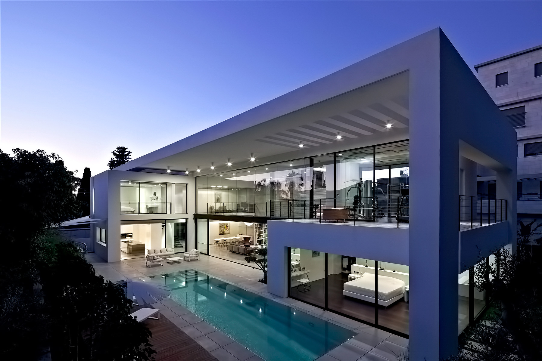 Contemporary Bauhaus Luxury Residence – French Carmel, Haifa, Israel