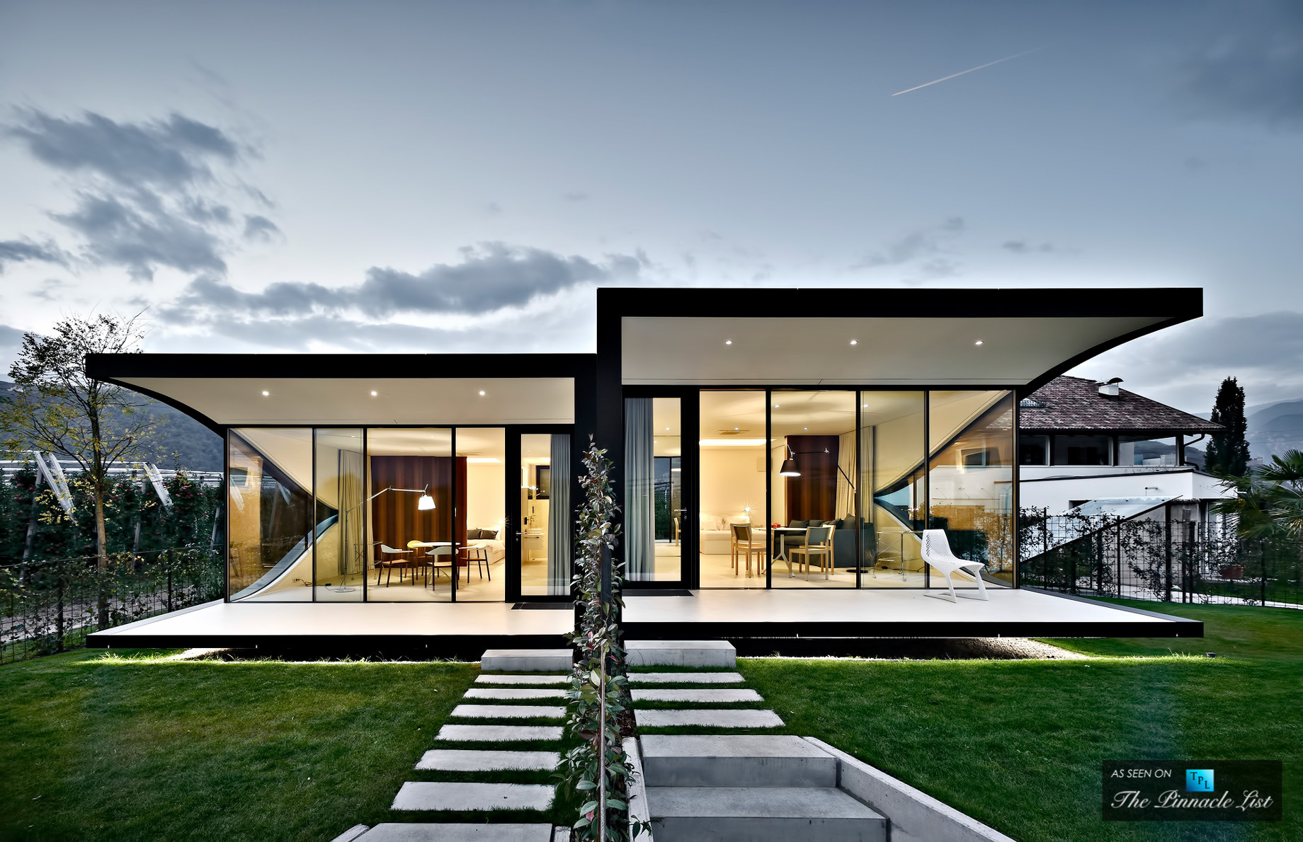 Reflecting an Italian Luxury Lifestyle at The Modern Mirror Houses in South Tyrol