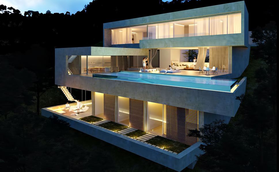 Render – Villa Boscana Luxury Residence – Son Vida, Mallorca, Spain