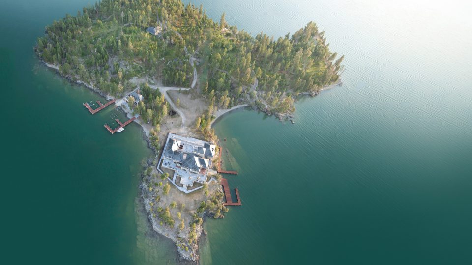 Shelter Island Private Estate - Flathead Lake, Rollins, MT, USA