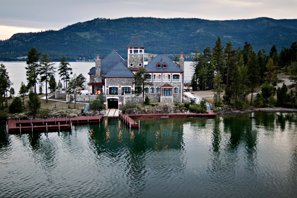 Shelter Island Private Estate - Flathead Lake, Rollins, MT, USA