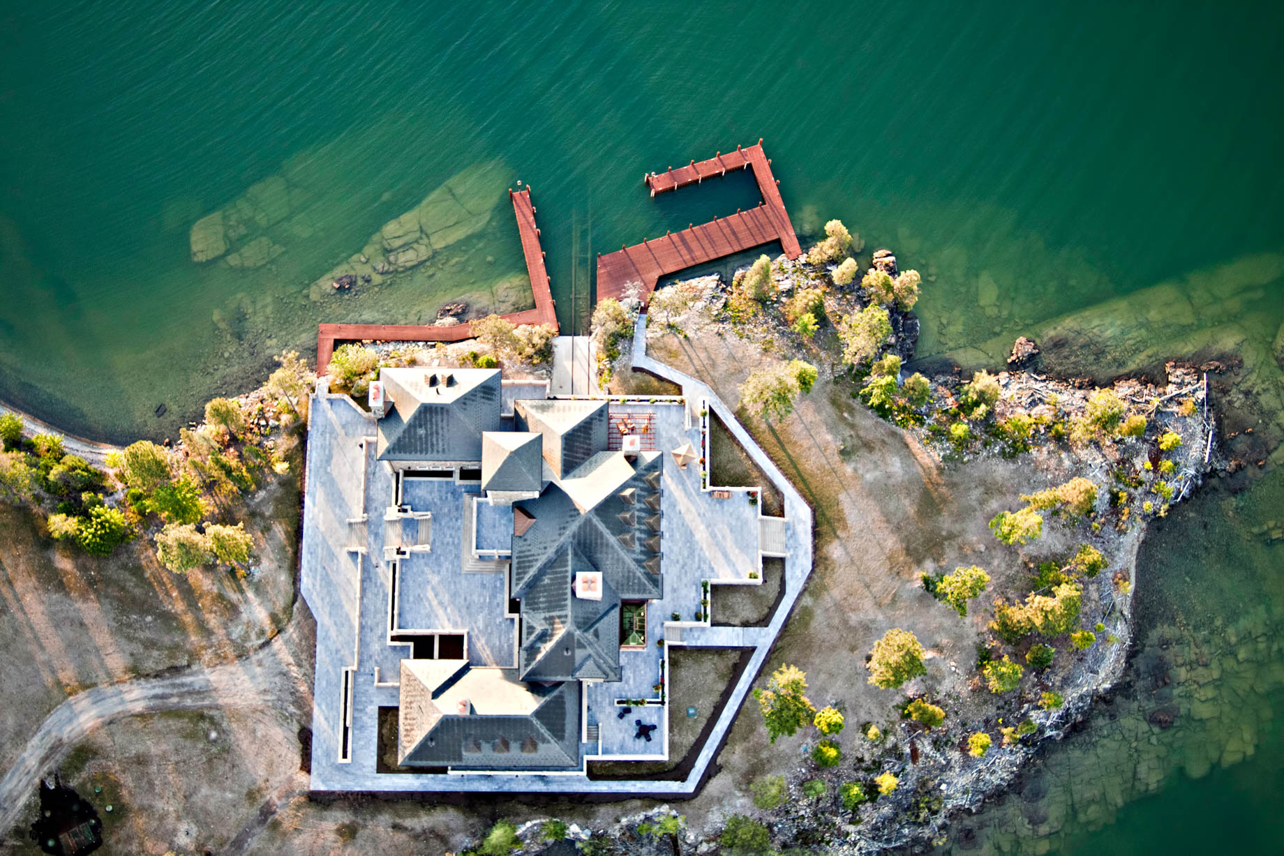 Shelter Island Private Estate - Flathead Lake, Rollins, MT, USA