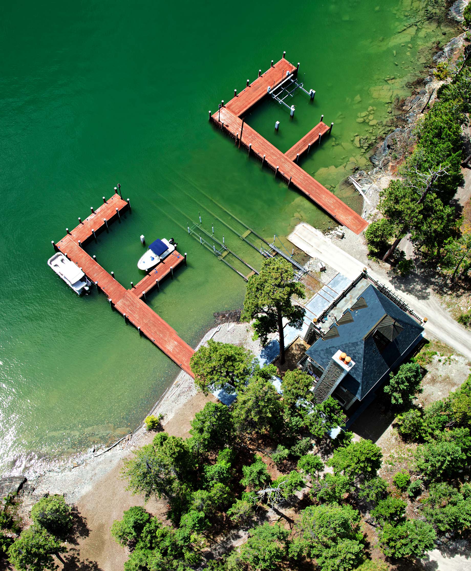 Shelter Island Private Estate - Flathead Lake, Rollins, MT, USA