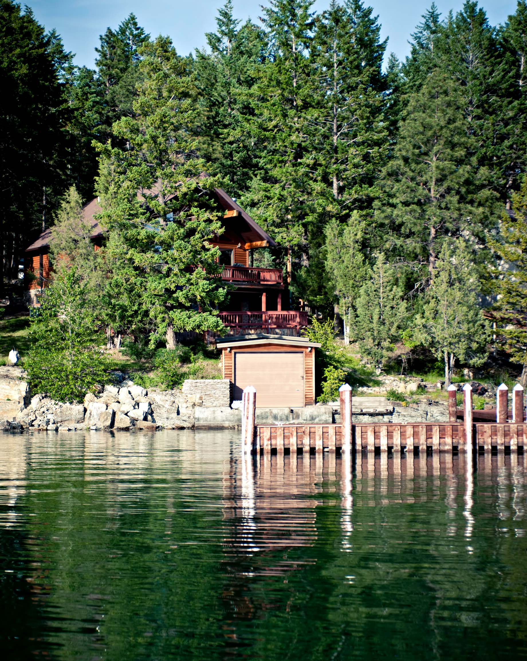 Shelter Island Private Estate – Flathead Lake, Rollins, MT, USA