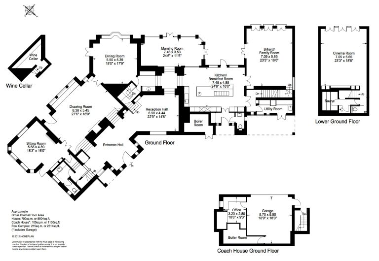 Floor Plans John Lennon’s Former Kenwood Home Weybridge, Surrey