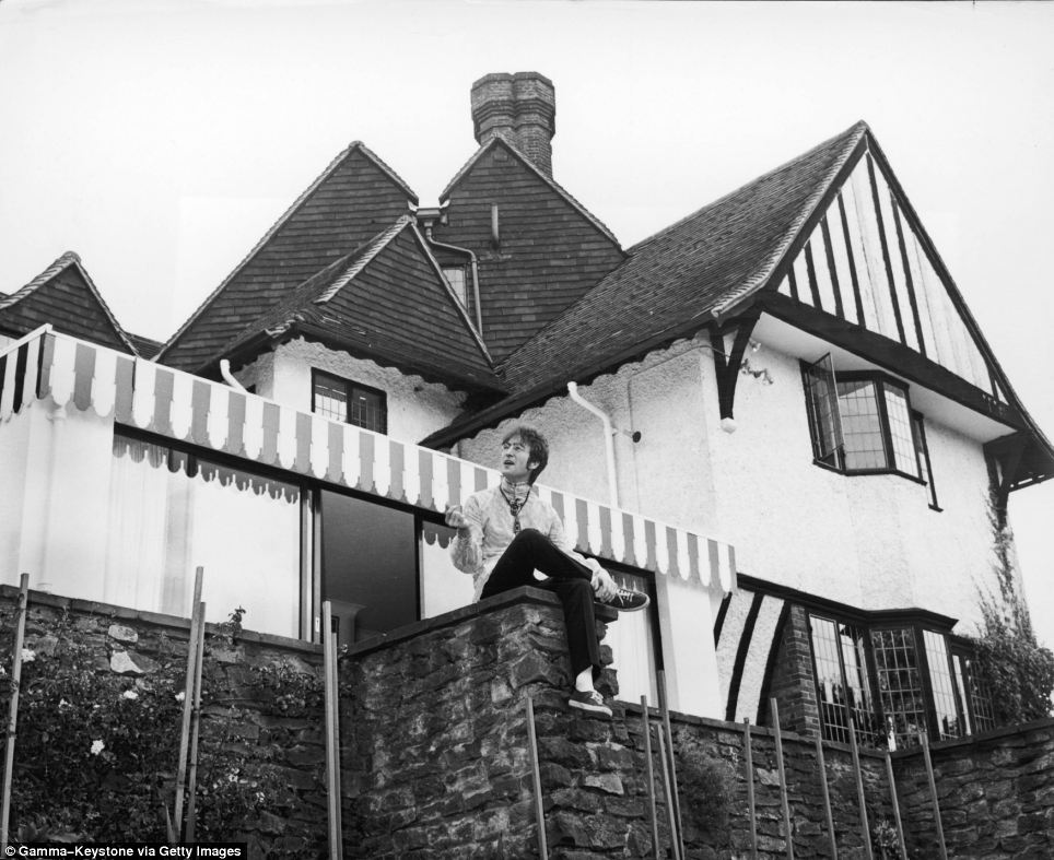 Historical - John Lennon's Former Kenwood Home - Weybridge, Surrey, England, UK