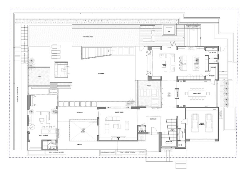 Floor Plans - Sunset Strip Modern - 1307 Sierra Alta Way, Los Angeles, CA, USA