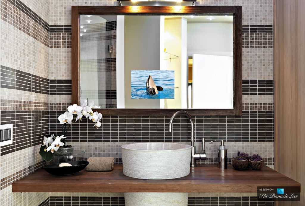 Bathroom Mirror TV Luxury Home Trends Creating a Perfectly Lavish