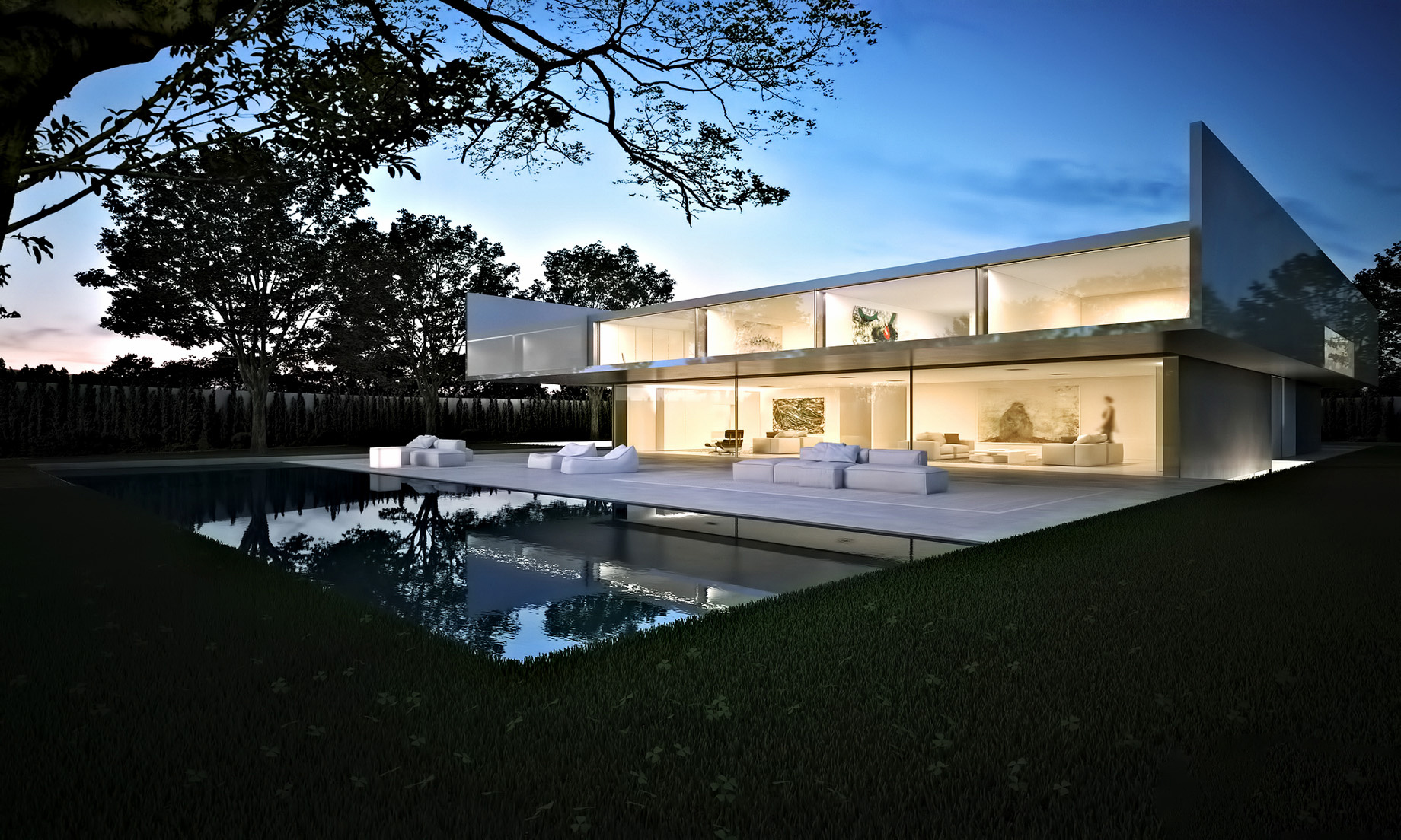 Render – Casa de Aluminio Luxury Residence – Madrid, Spain