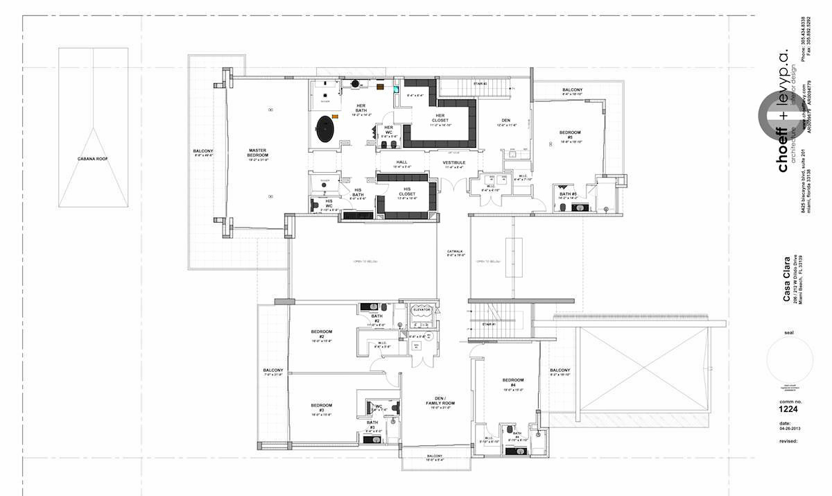 Floor Plans - Casa Clara Residence - 212 W Dilido Dr, Miami Beach, FL, USA