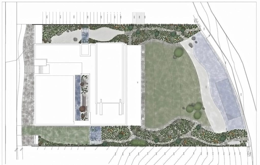 Site Plan - Vivienda en Somosaguas - Pozuelo de Alarcón, Madrid, Spain