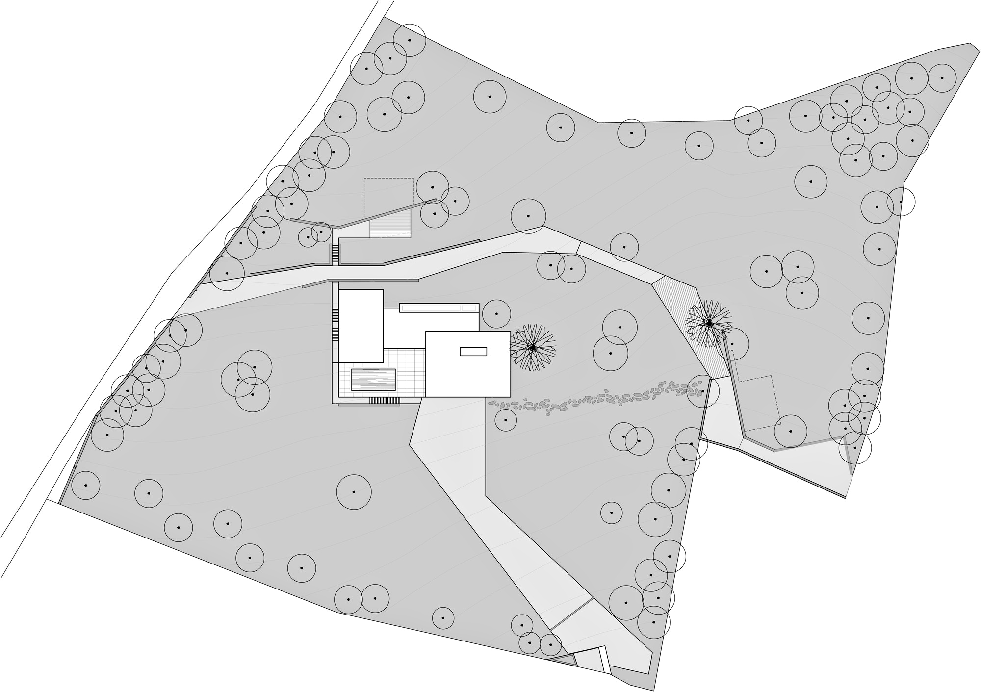 Site Plan - Decin Villa Luxury Residence - Ústí nad Labem, Czech Republic