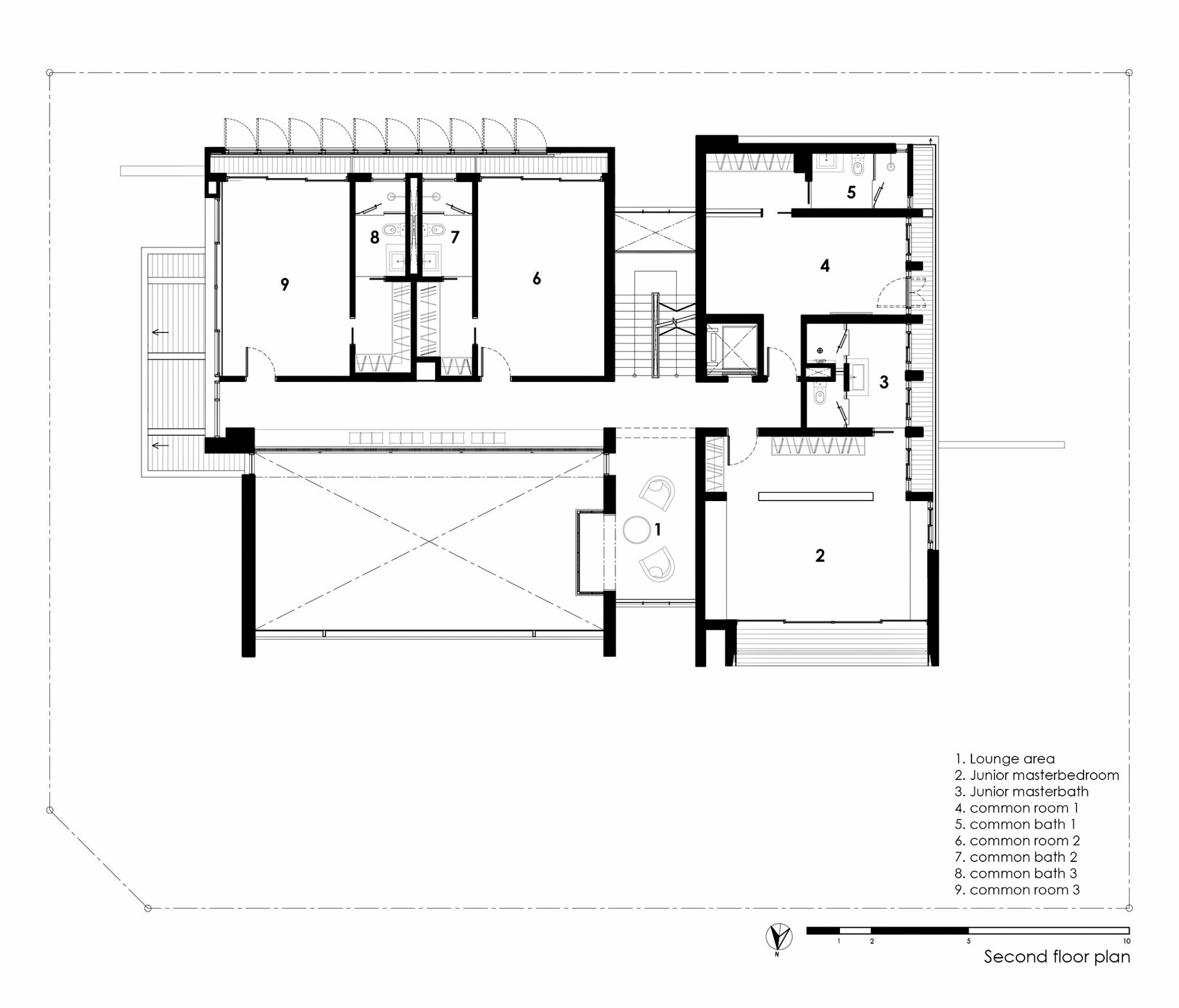 Second Floor Plan - Mimosa Road Luxury Residence - 6 Mimosa Road, Singapore