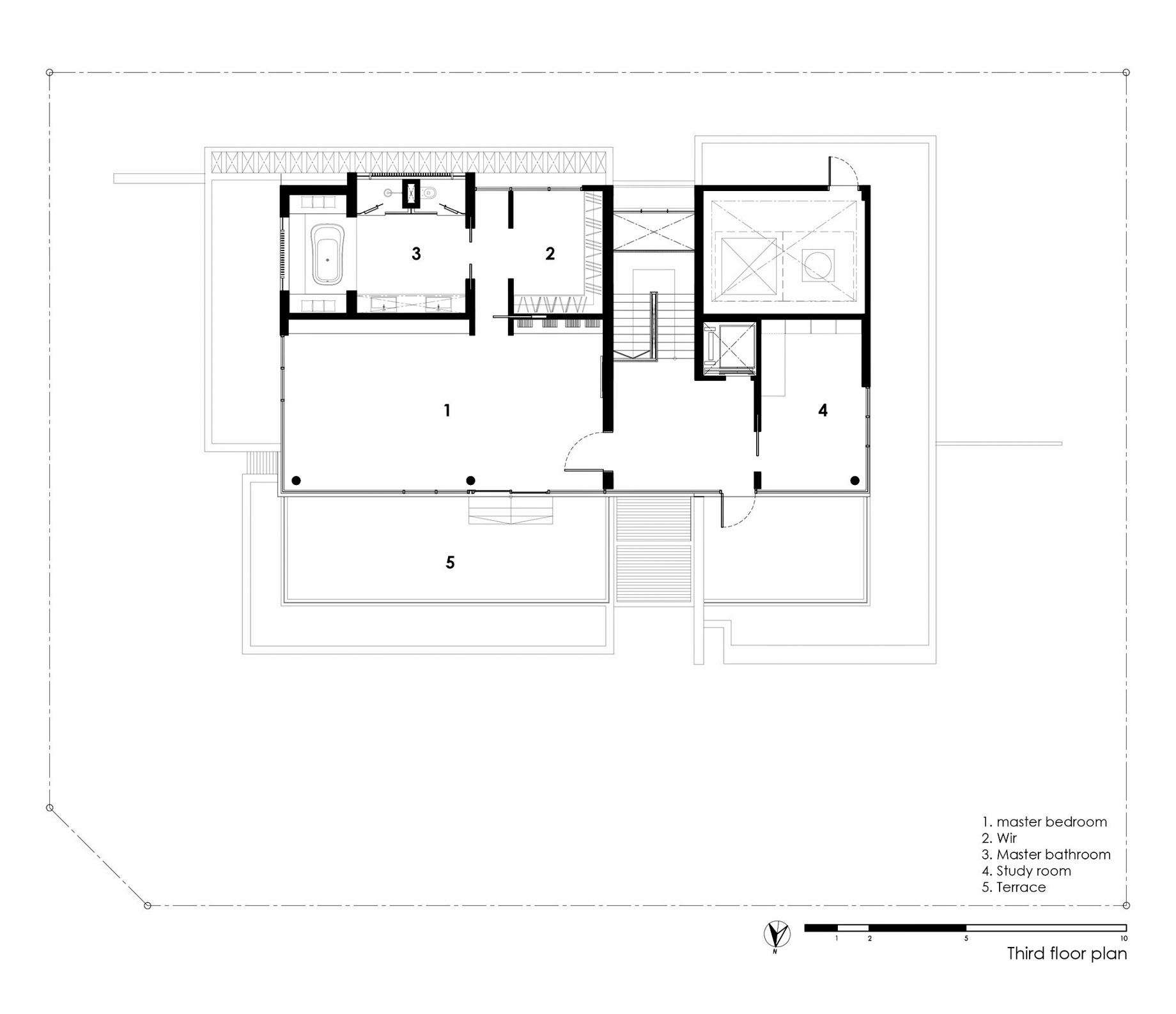 Third Floor Plan - Mimosa Road Luxury Residence - 6 Mimosa Road, Singapore