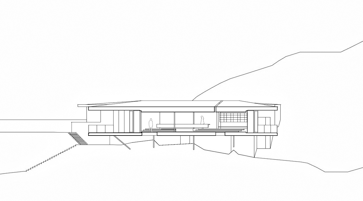 Sections – Tula House Luxury Residence – Quadra Island, BC, Canada