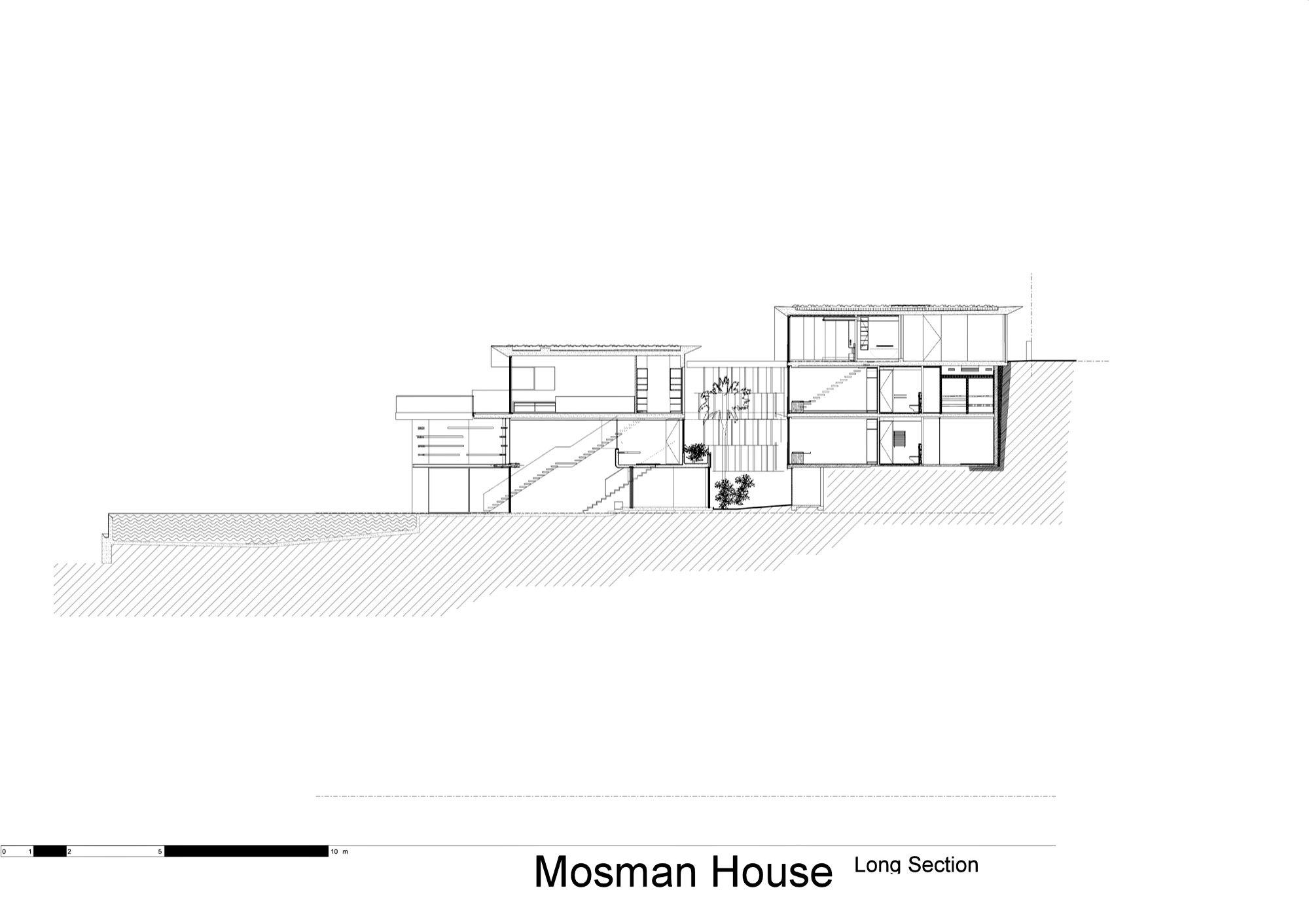 Elevation - Mosman House Residence - Sydney, New South Wales, Australia