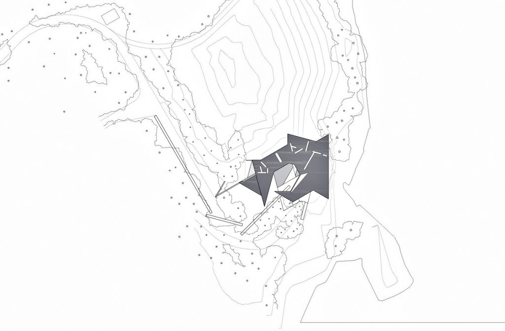 Site Plan - Tula House Luxury Residence - Quadra Island, BC, Canada