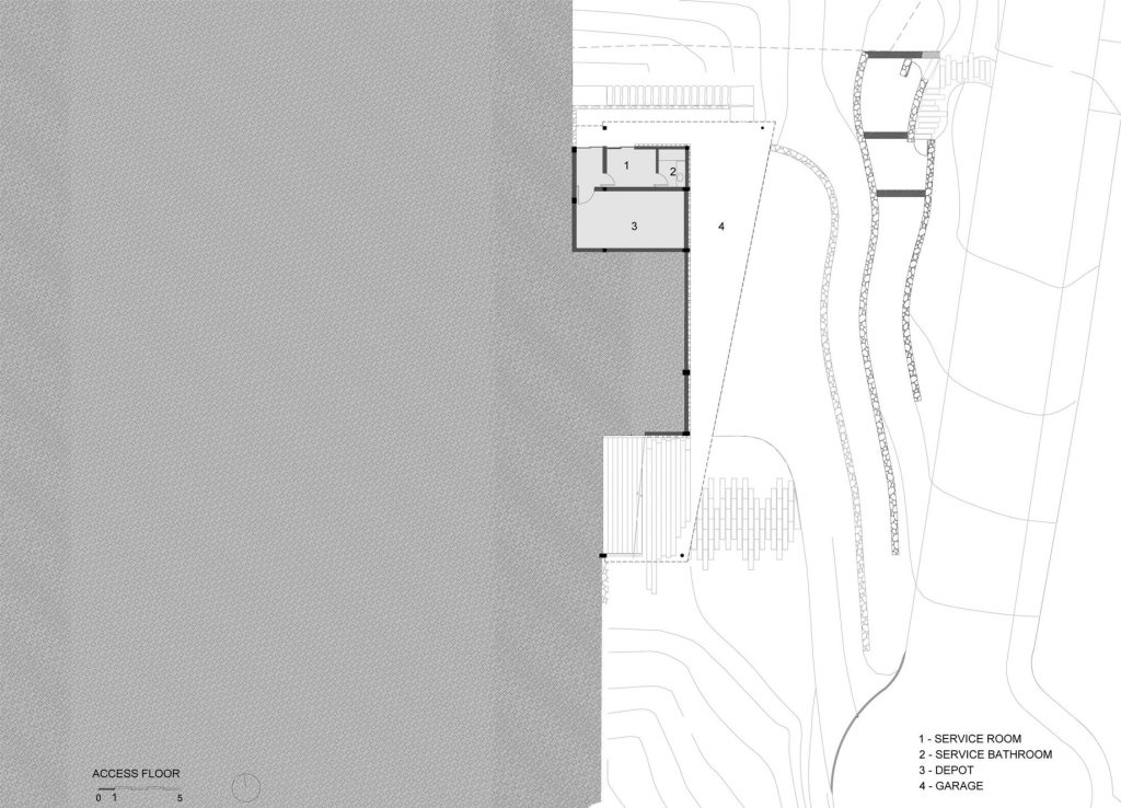 Ground Floor Plan - Casa Delta Luxury Residence - Guarujá, São Paulo, Brazil