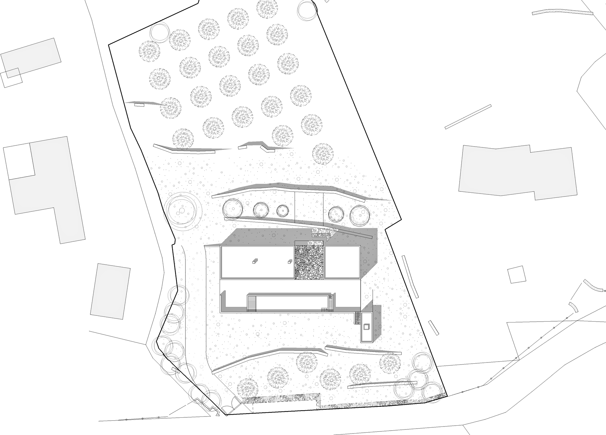 Site Plan - Villa Temperee Residence - Lodève, Hérault, Occitanie, France