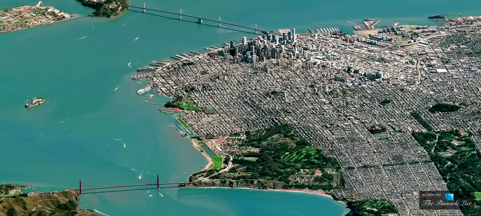 Aerial View of San Francisco - One of the Hottest Housing Markets in America