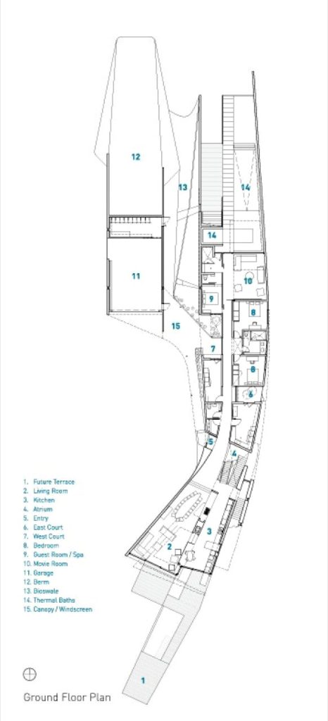 Ground Floor Plan - Port Hope Residence - Lakeshore Rd, Port Hope, ON, Canada
