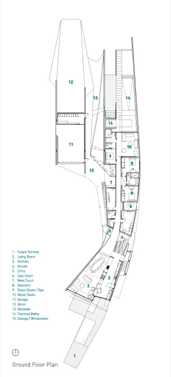 Ground Floor Plan Port Hope Residence Lakeshore Rd