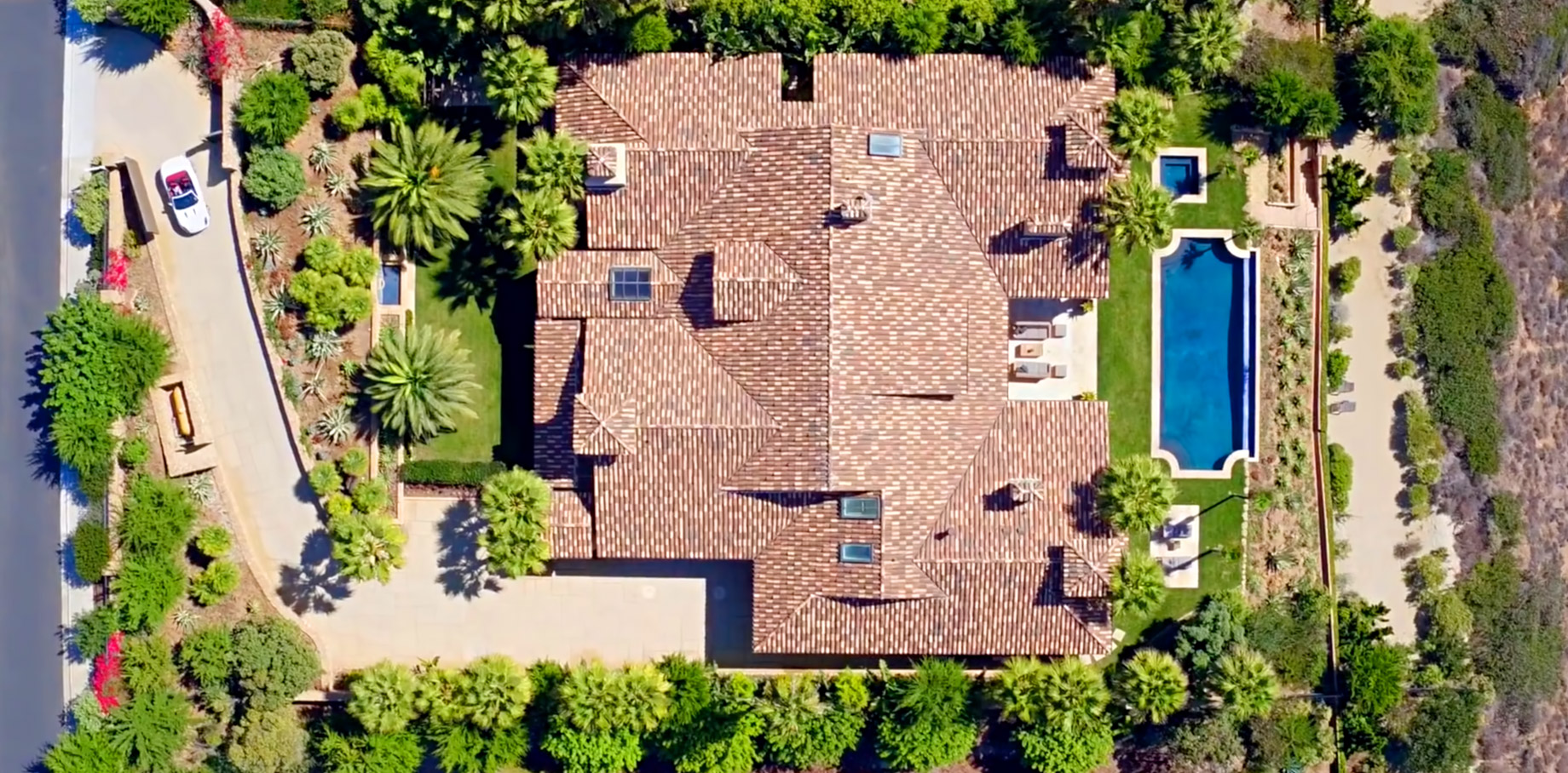 Aerial – Marisol Spanish Estate – 11768 Ellice St, Malibu, CA, USA