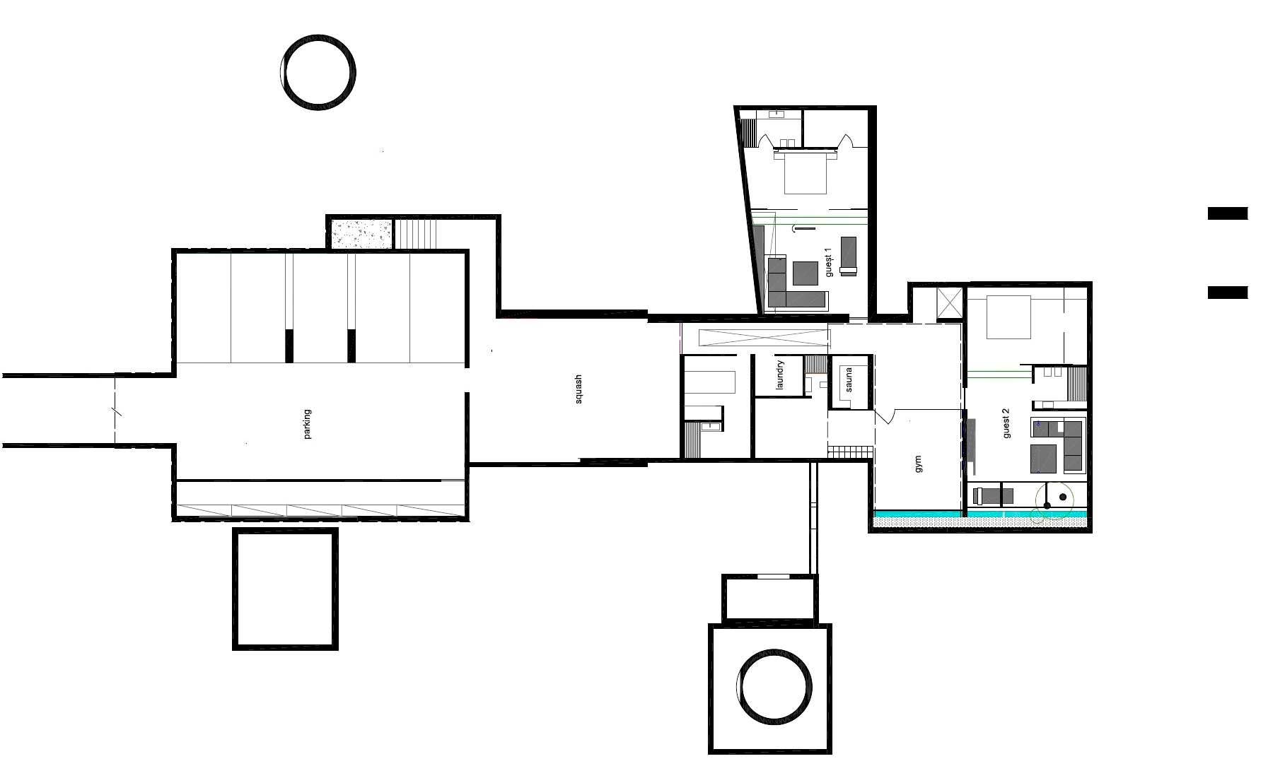 Floor Plans – H3 House Luxury Residence – Athens, Greece