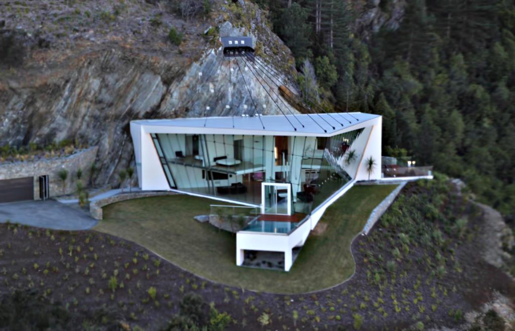 Aerial - Jagged Edge Luxury Residence - Queenstown, New Zealand
