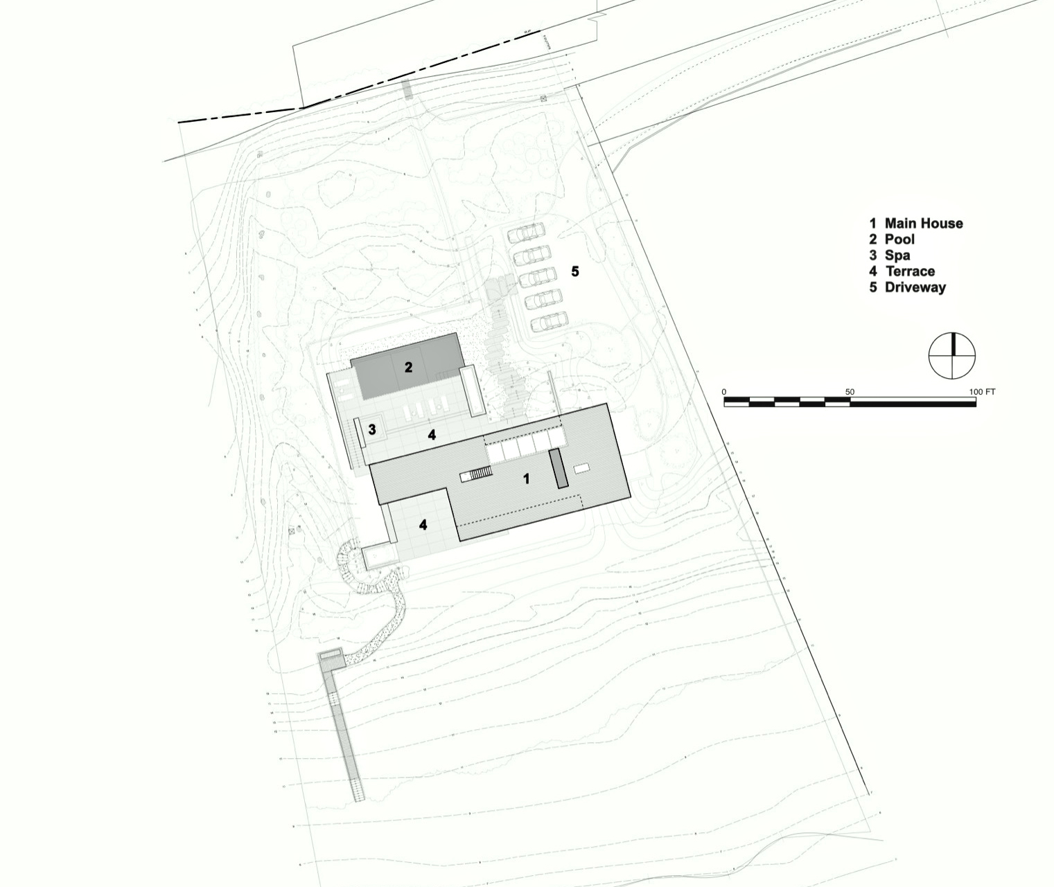 Site Plan – Field House Residence – Fairfield Pond Ln, Sagaponack, NY, USA