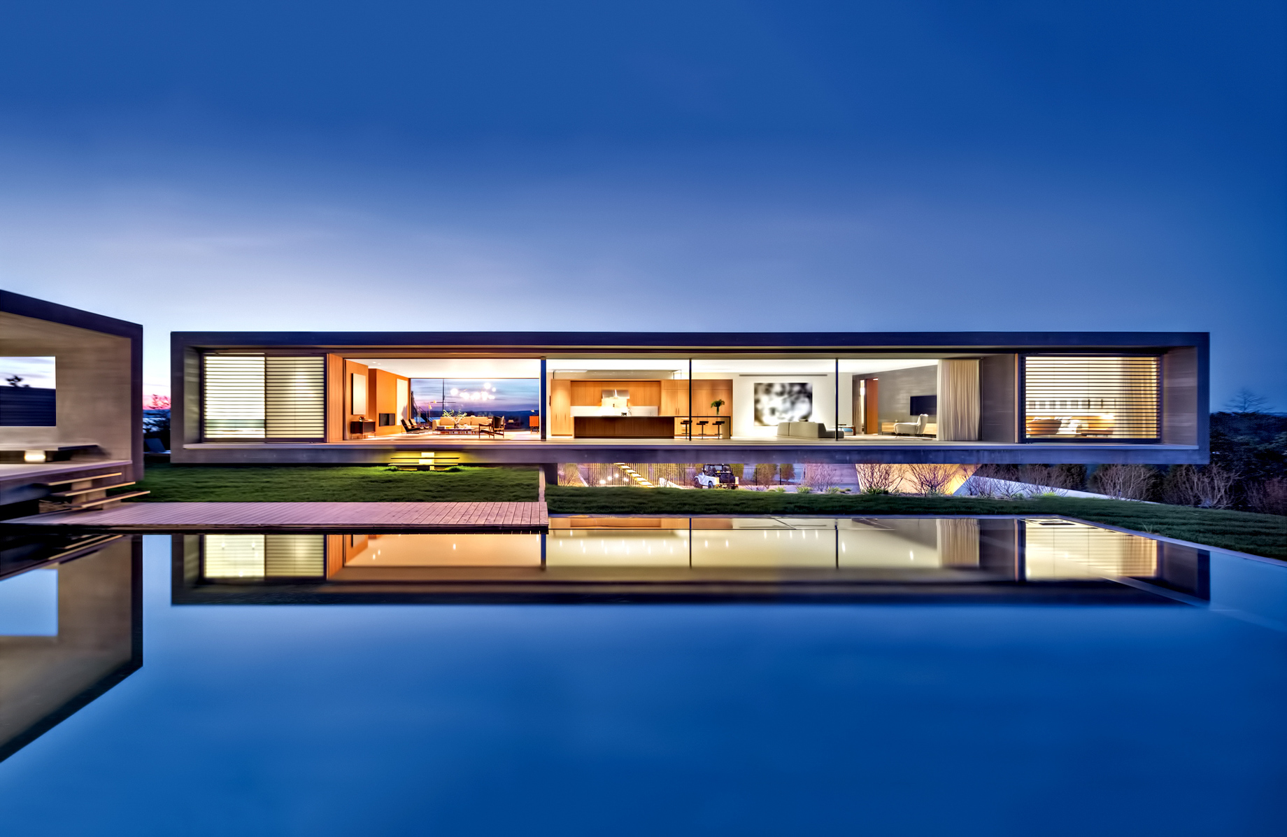 Hamptons Luxury Modern - 1285 Flying Point Rd, Water Mill, NY, USA