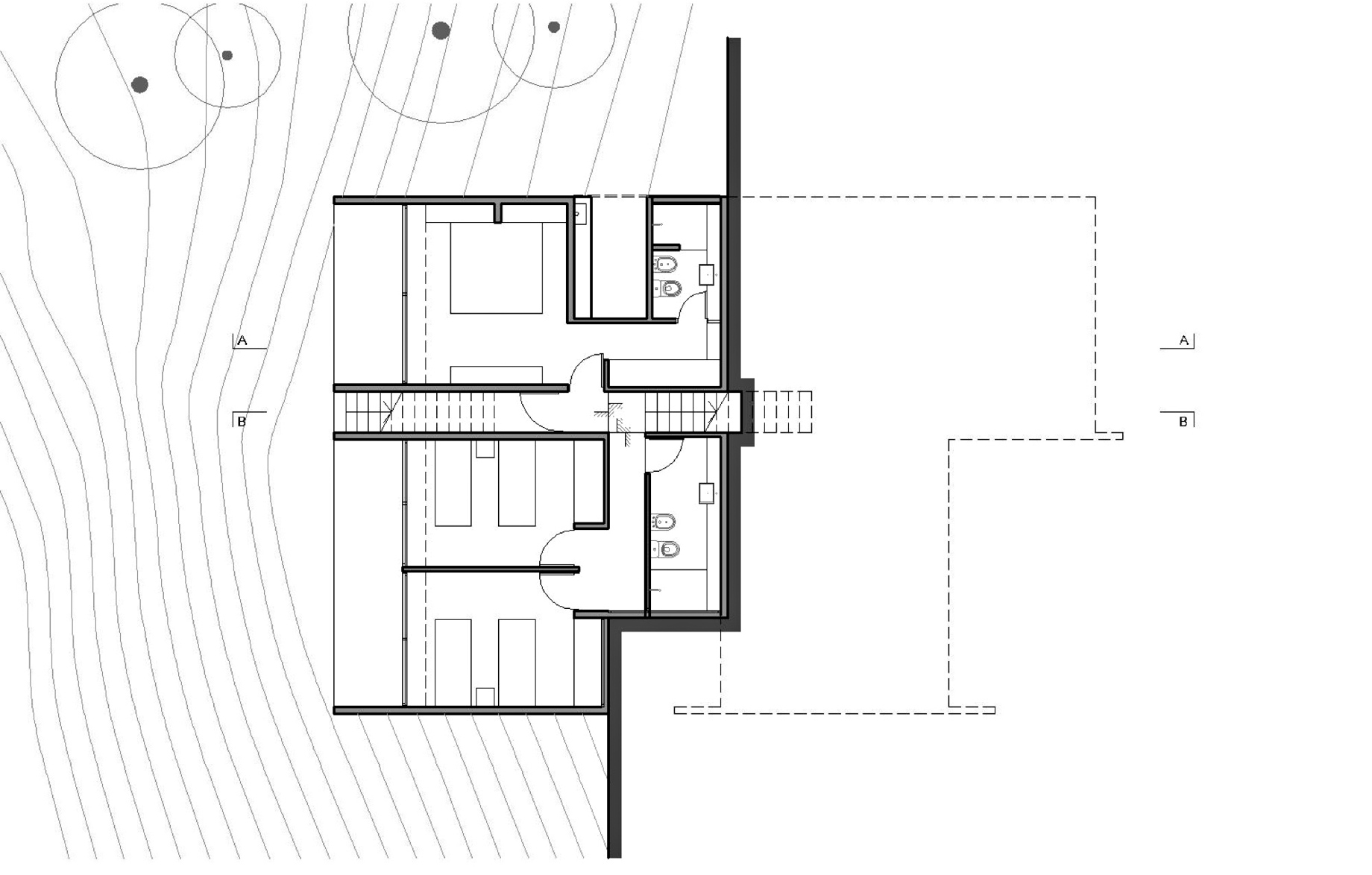 Floor Plans - Casa en la Duna - Costa Esmeralda, Buenos Aires, Argentina