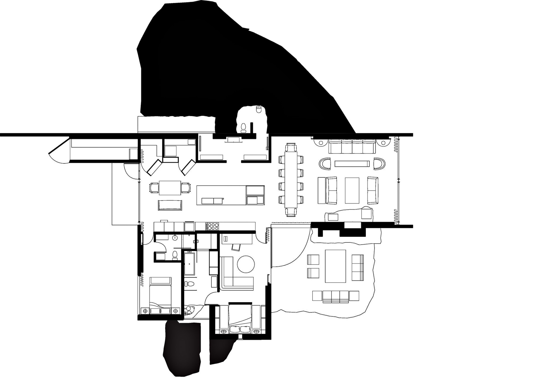 Floor Plans – Pierre House Luxury Residence – San Juan Islands, WA, USA