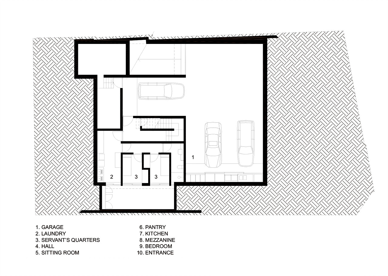 Floor Plan - Cubo House Luxury Residence - Jardins, São Paulo, Brazil