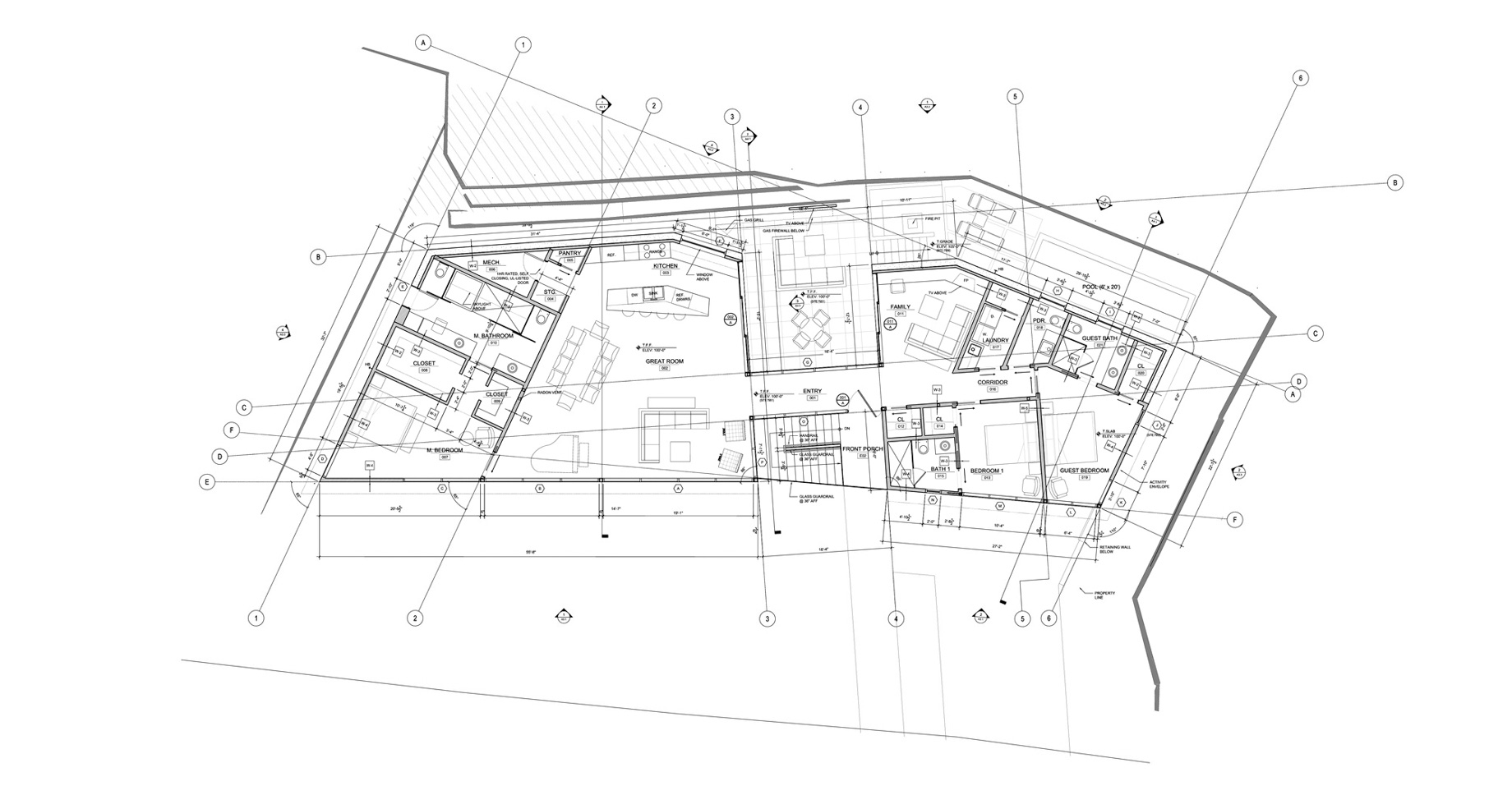 Floor Plans – Zinc House Luxury Residence – Aspen, CO, USA