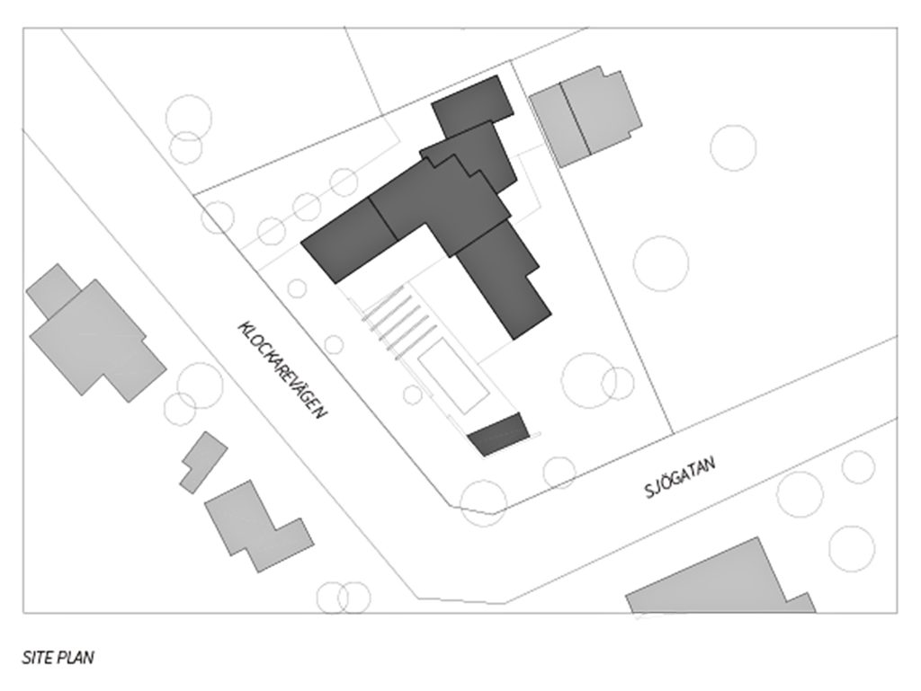 Site Plan - Villa J Residence - Sjovagen 7, Höllviken, Skåne, Sweden